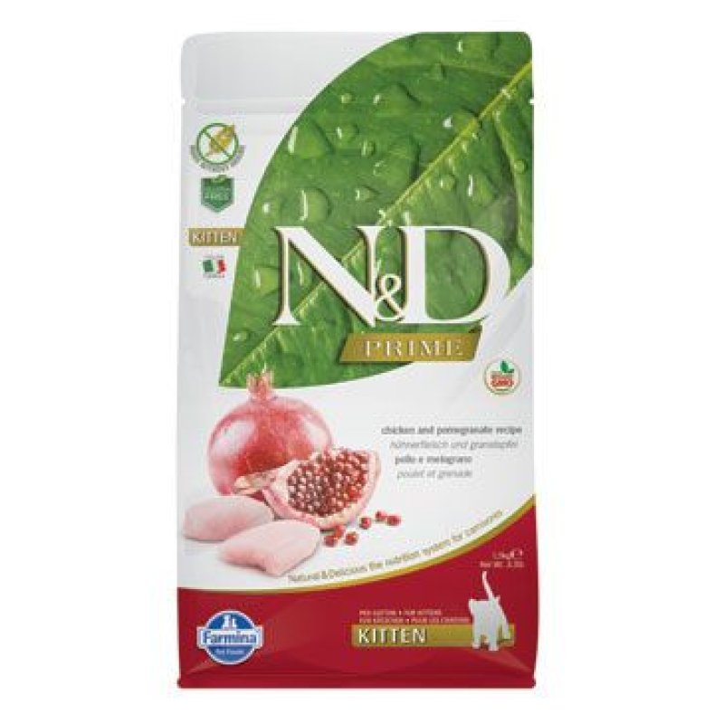 N&D PRIME CAT KITTEN Chicken & Pomegranate 1,5 kg