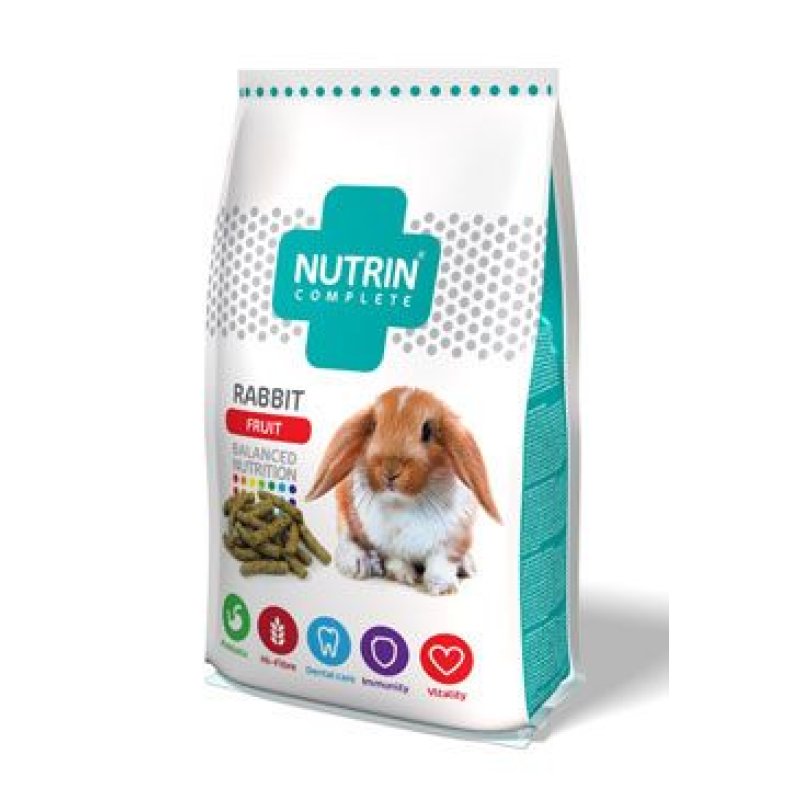 Nutrin Complete Králík Adult Fruit 400 g