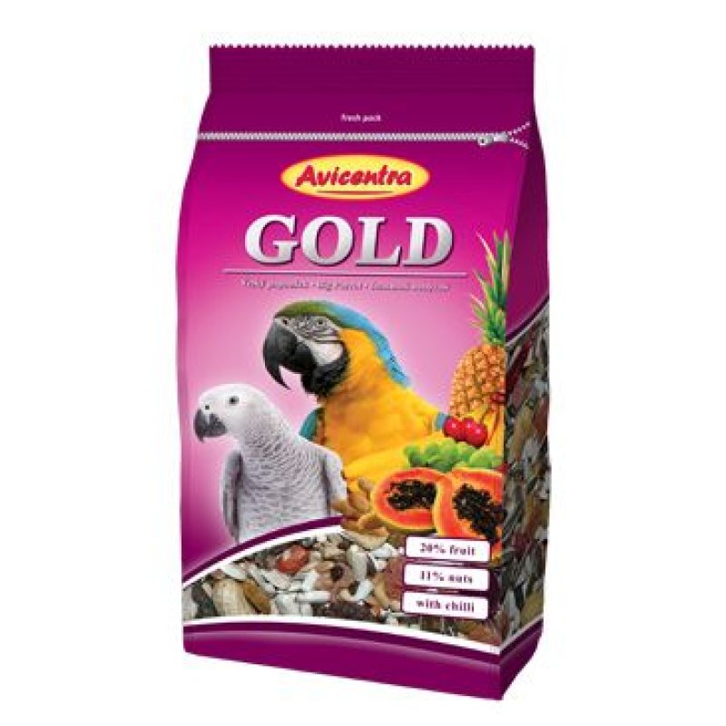 Avicentra velký papoušek Gold 850 g