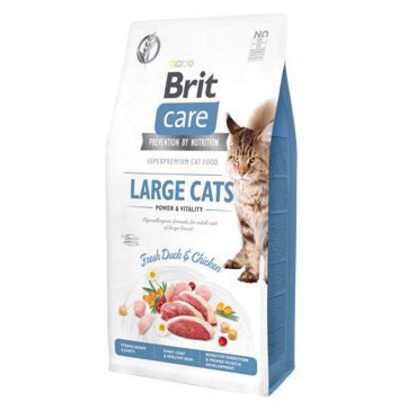 Brit Care Cat GF Large cats Power&Vitality 7 kg