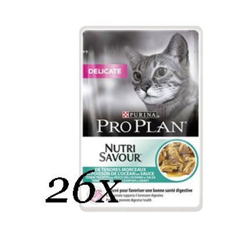 ProPlan Cat kaps. Delicate O.Fisch 26 x 85 g