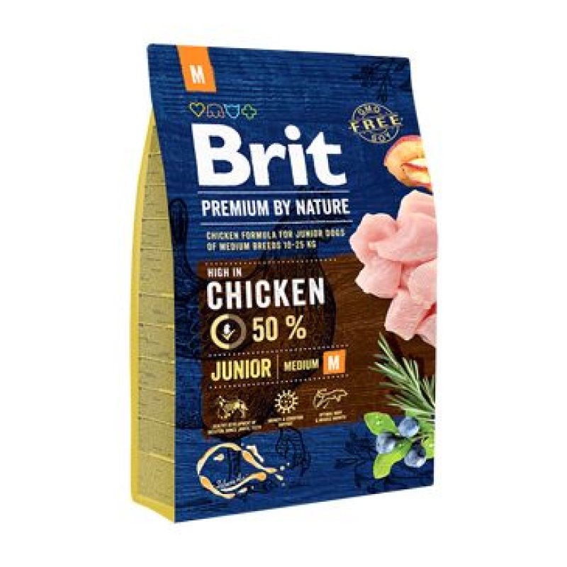 Brit Premium Dog by Nature Junior M 3 kg