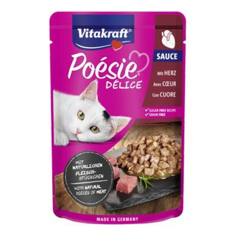 Vitakraft Cat Poésie DéliSauce kapsa srdce 85 g