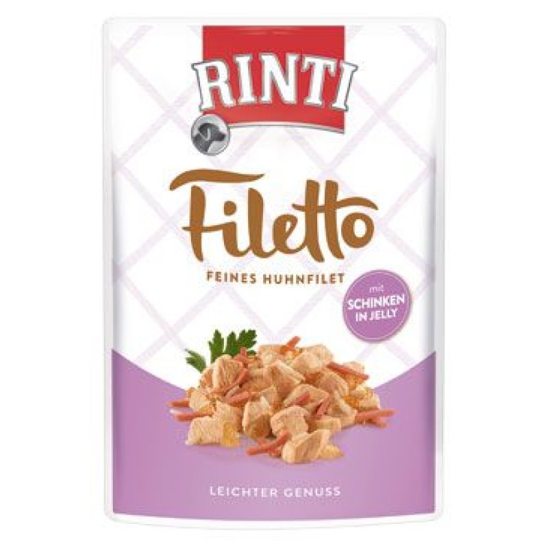 Rinti Dog Filetto kapsa kuře+šunka v želé 100 g