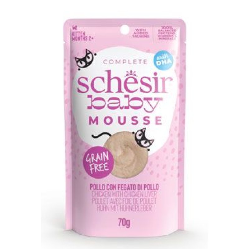 Schesir Cat kapsa Kitten Lifestage Mousse kuře 70 g