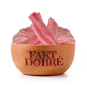 FAKT DOBRÉ Kyselé pásky jahodové 400 g