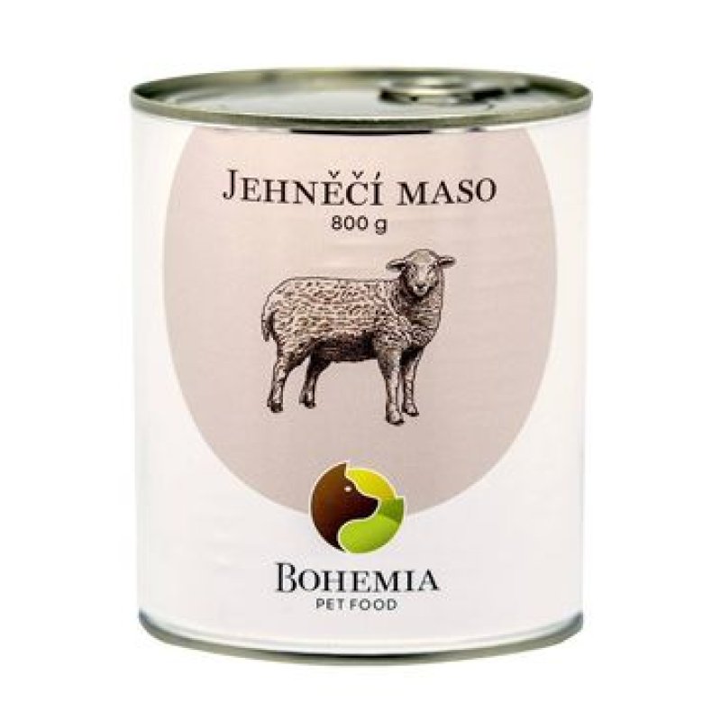 BOHEMIA MASO Jehněčí ve vlastní šťávě 800 g