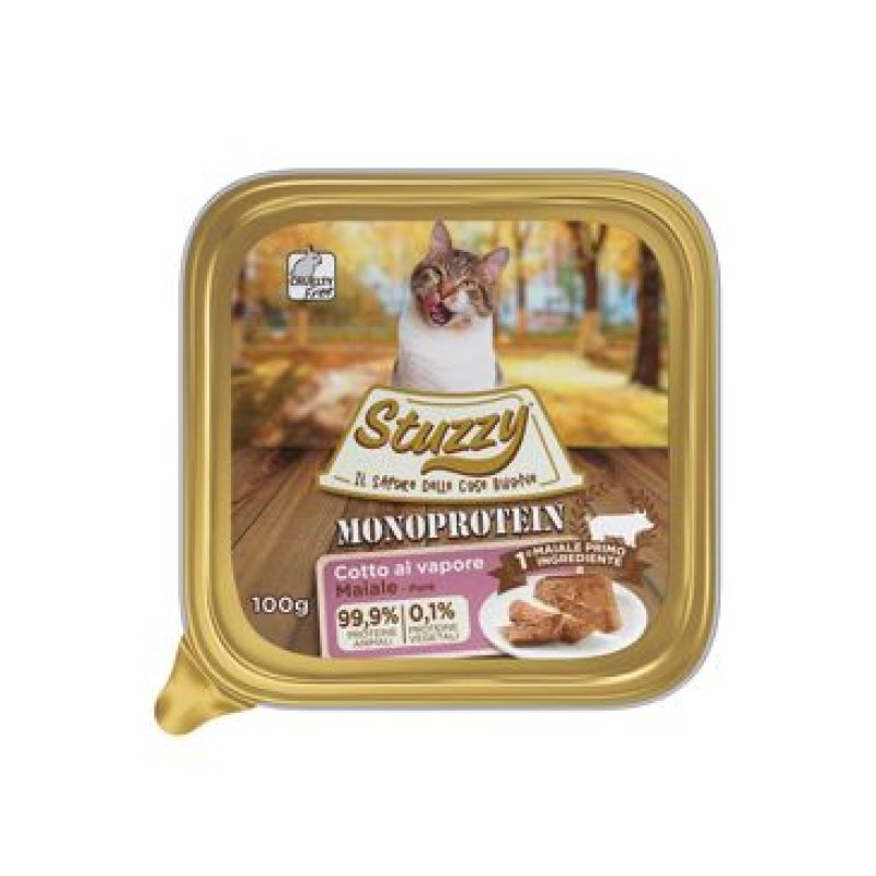 Stuzzy Cat vanička Adult Monoprot. vepřové 100 g