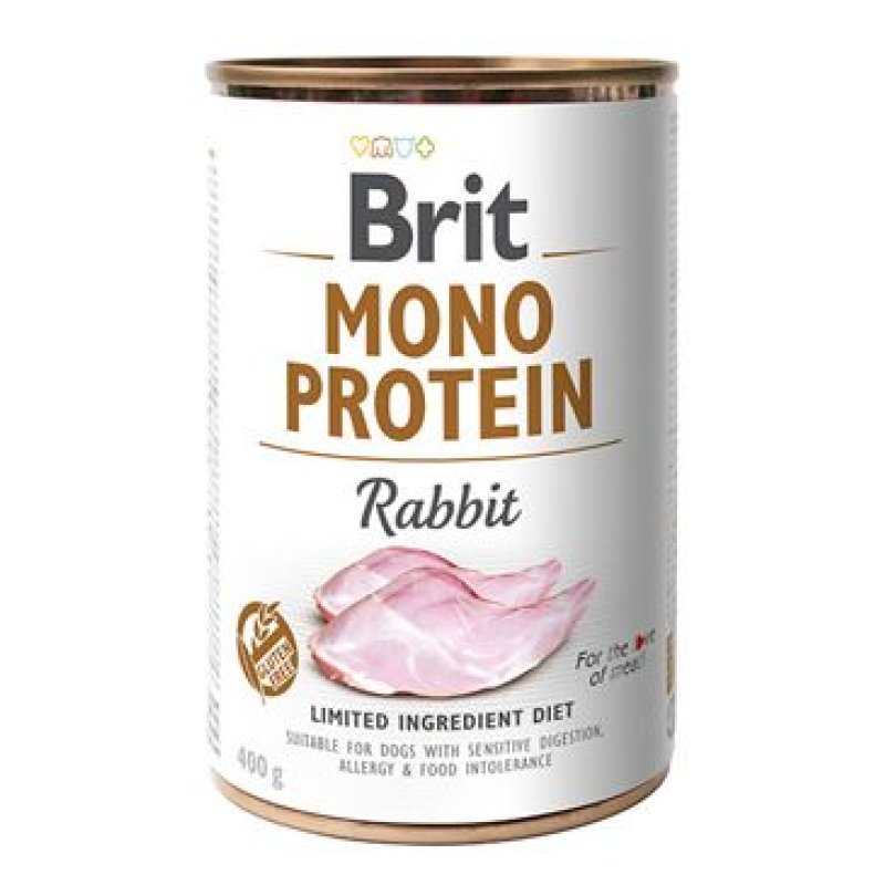 Brit Dog konz Mono  Protein Rabbit 400 g