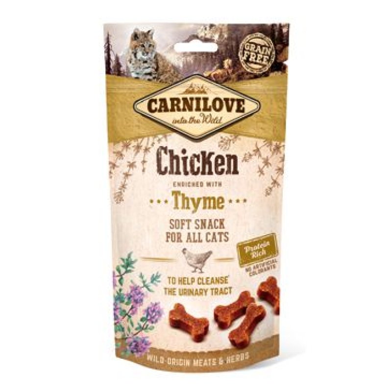 Carnilove Cat Semi Moist Snack Chicken & Thyme 50 g