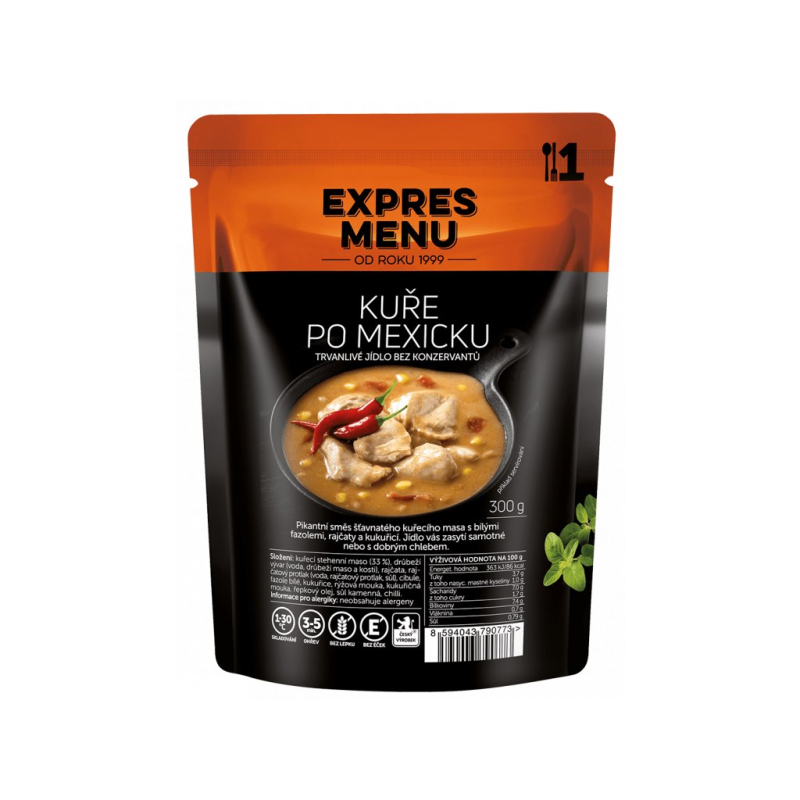 EXPRES MENU Kuře po mexicku 300 g (1 porce)