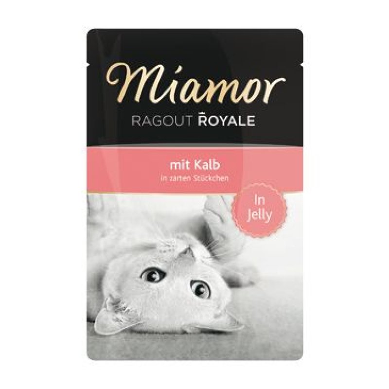 Miamor Cat Ragout kapsa Royale telecí v želé 100 g