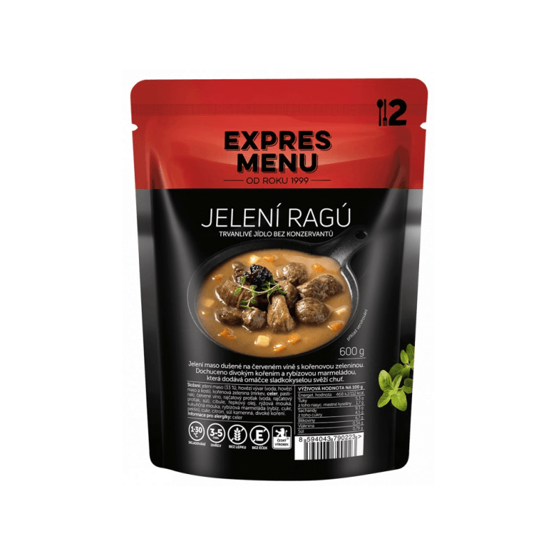 EXPRES MENU Jelení ragú 600 g (2 porce)