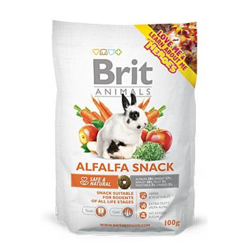 Brit Animals  Alfalfa Snack for Rodents 100 g