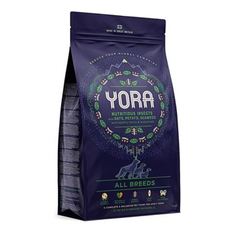 YORA Dog Adult granule z hmyzu All Breeds 1,5 kg