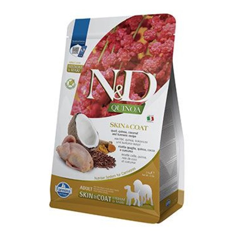 N&D Quinoa DOG Skin&Coat Quail Adult M/L 2,5 kg