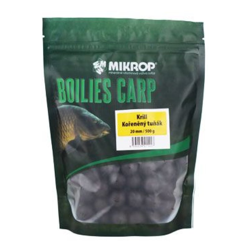 Mikrop Boilies Carp Krill-Kořeněný tuňák 500 g