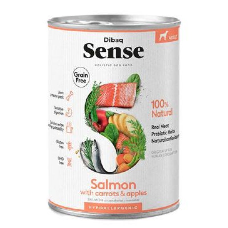 Dibaq Sense konzerva Adult Salmon 380 g