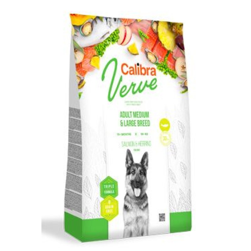 Calibra Dog Verve GF Adult M&L Salmon&Herring 12 kg