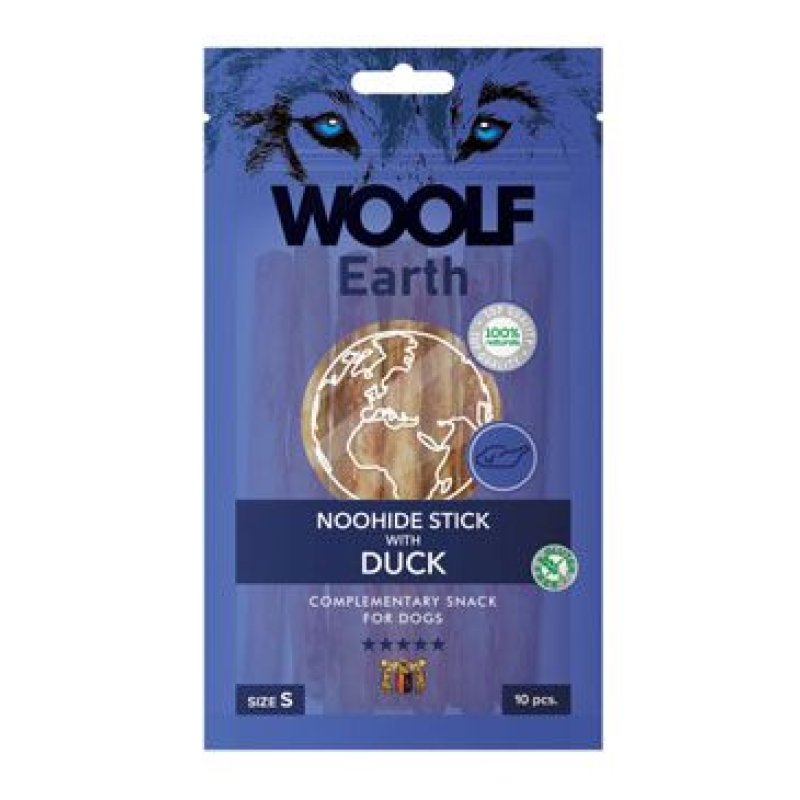 Woolf pochoutka Earth NOOHIDE S Duck 90 g