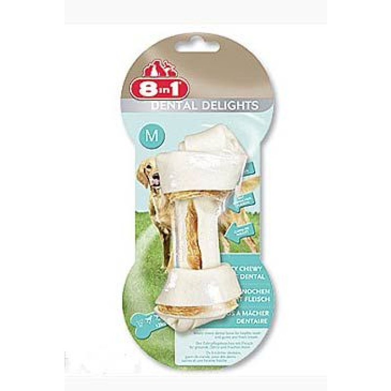 Pochoutka 8in1 Dental Delights Bone M