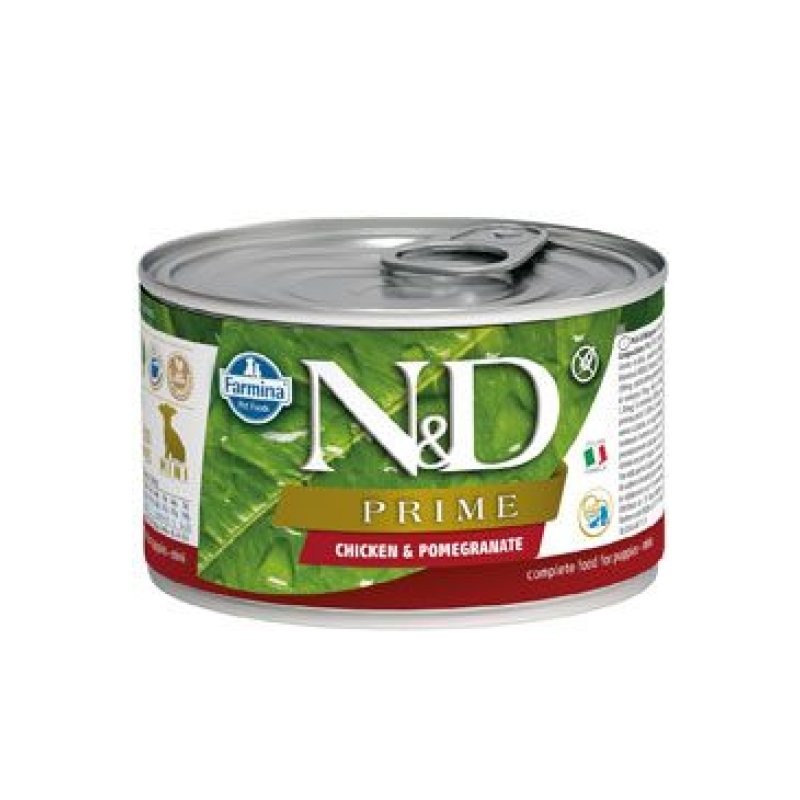 N&D DOG PRIME Puppy Chicken & Pomegranate Mini 140 g