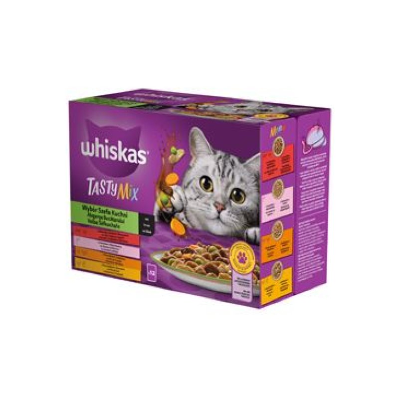 Whiskas kaps. Tasty Mix Chef's Choice 12x85g