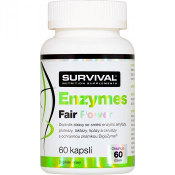 Survival Enzymes Fair Power - trávicí enzymy 60 cps