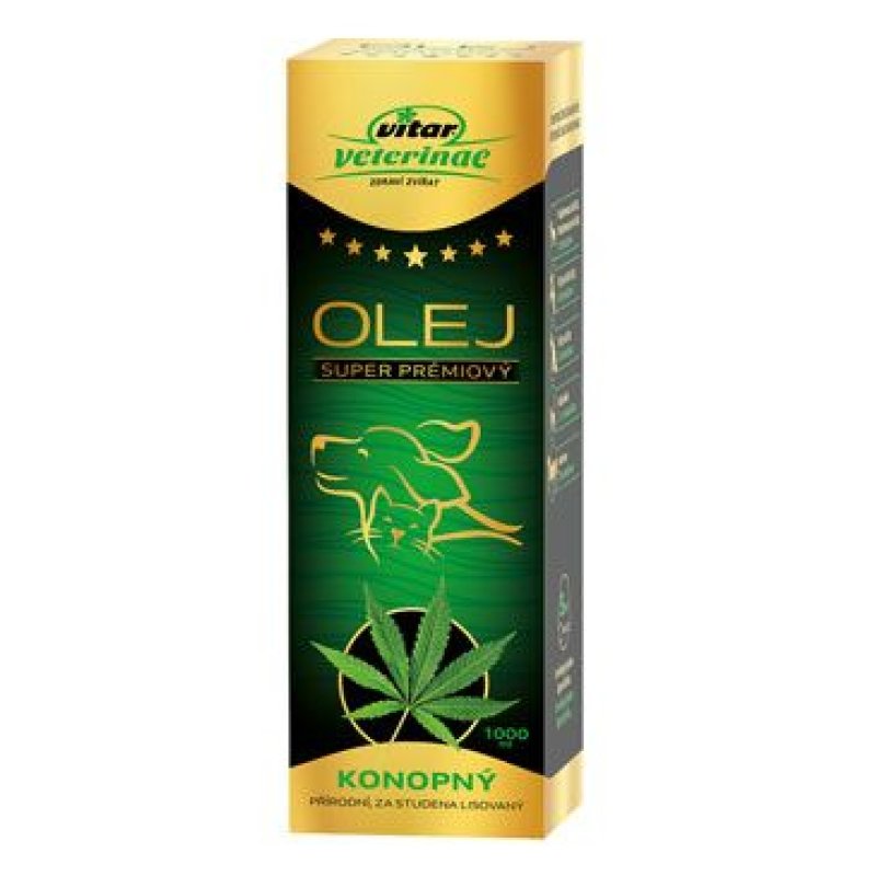 VITAR Veterinae Konopný olej 1000 ml