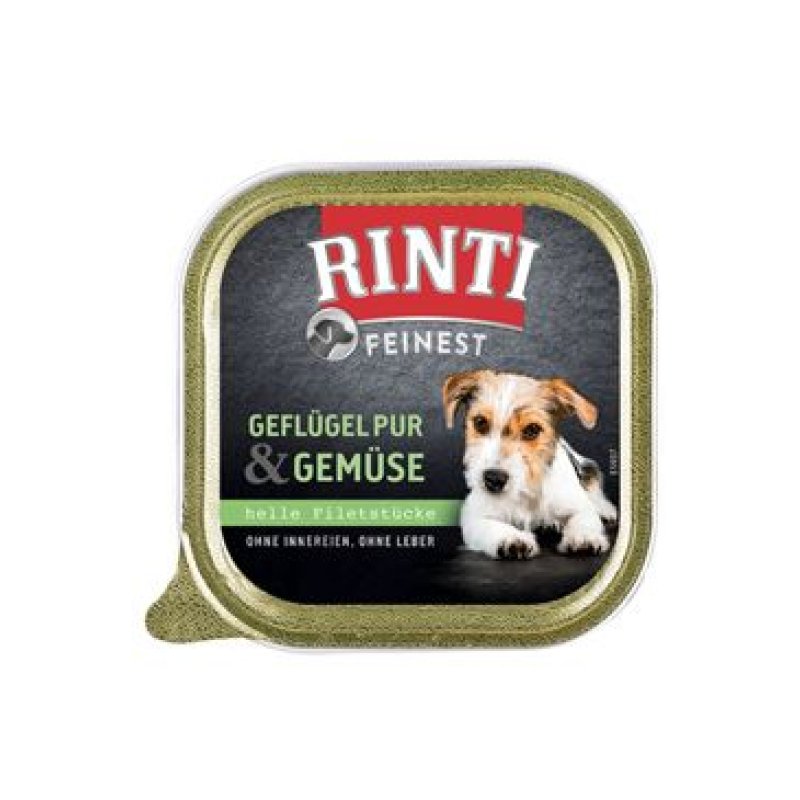 Rinti Dog Feinest vanička drůbež+zelenina 150 g