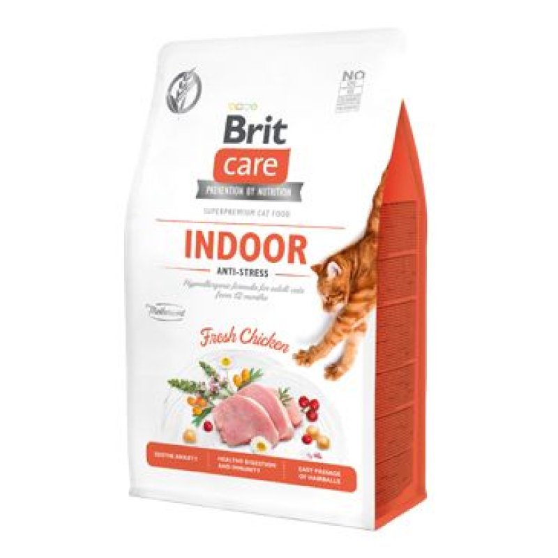 Brit Care Cat GF Indoor Anti-stress, 0,4 kg