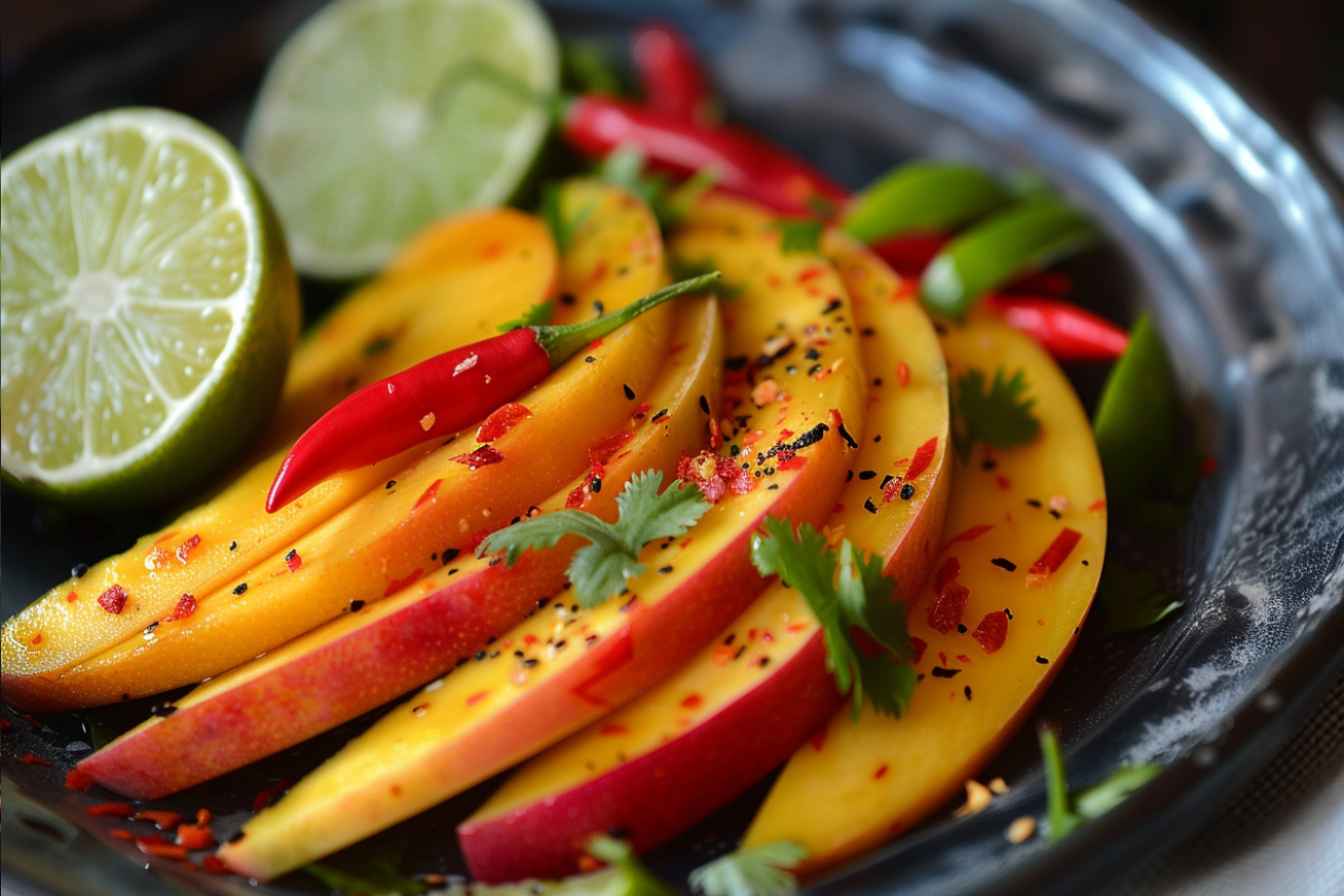 Mango s chilli a limetkou