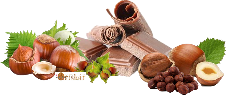 Lískové ořechy v MLÉČNÉ čokoládě