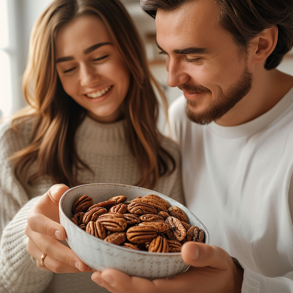 Zdravé snacky s pekanovými ořechy pro celý den