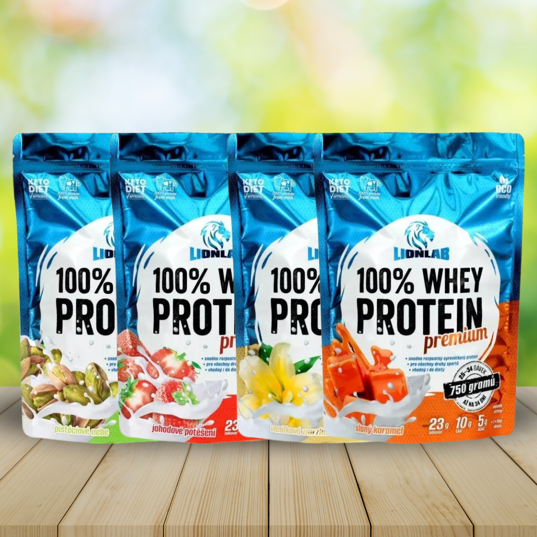 Ušetřete peníze a zhubněte: Fantastická AKCE 3+1 na Lionlab 100 % Whey Protein právě teď!