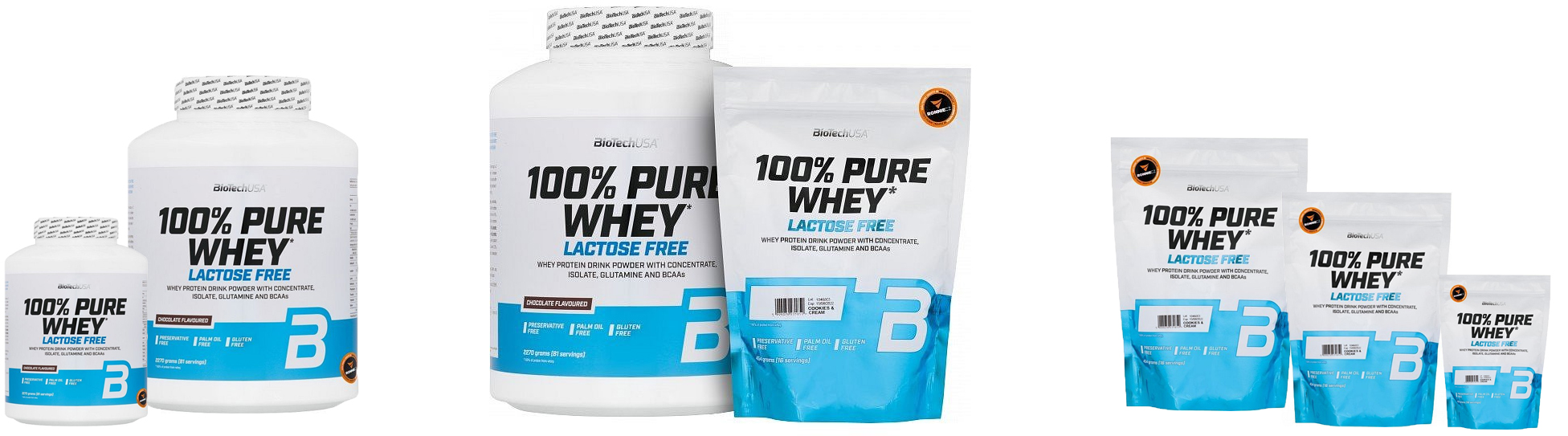 100 % Pure Whey Lactose Free